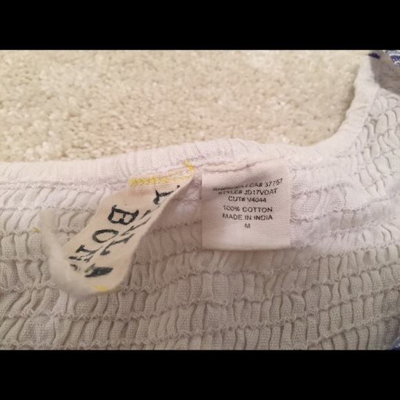 Billabong-White & Blue Summer Dress Size M - Picture 8 of 11